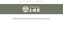 Tablet Screenshot of dobashientea.com